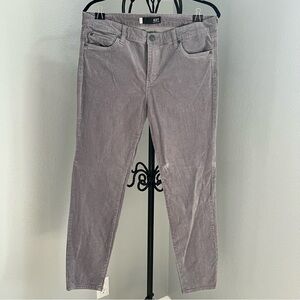 Kut from the Kloth Diana Fab Ab Skinny Corduroy Pants Women’s 12 Gray High Rise